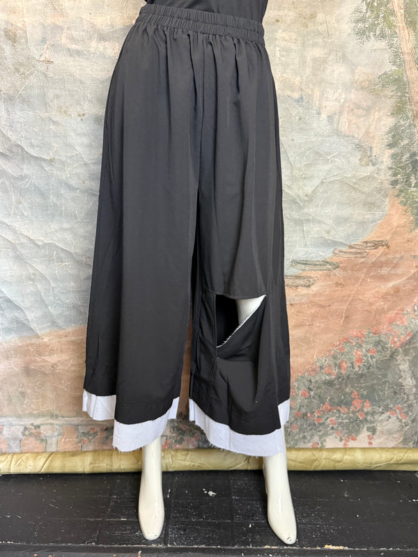 69582 Wide Leg Pants w/Trim