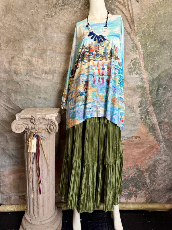T722BO Burnout One Size Top-Beach Trip 30A