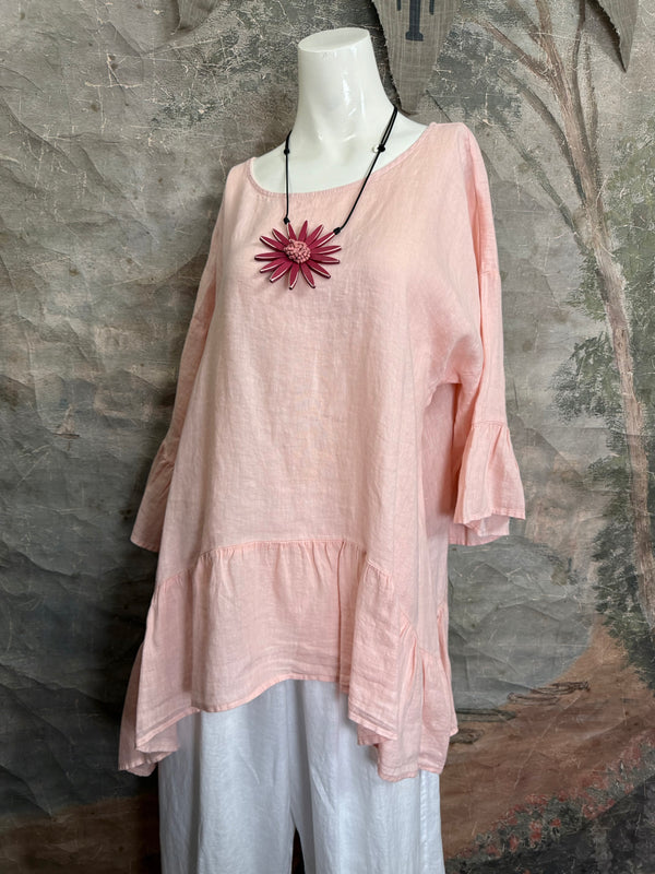 MP-HLT651 Baby Doll Top-Quartz Pink