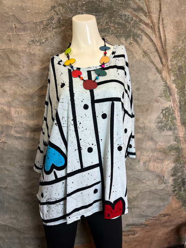 1803K The Bestee Pop Art Top