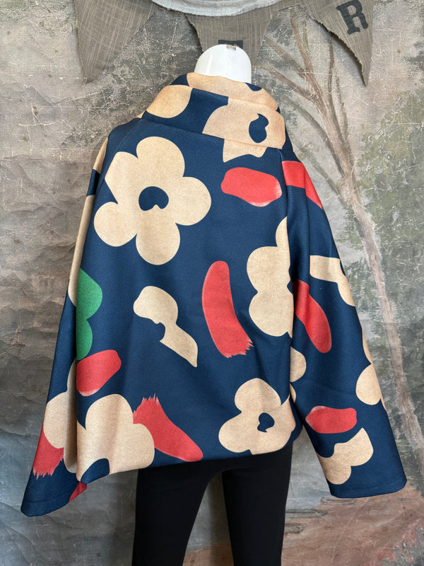 91813 Asym Floral Cropped JTK-TEAL