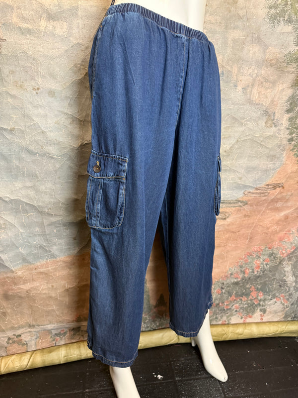 30135N15 Denim Cargo Pant