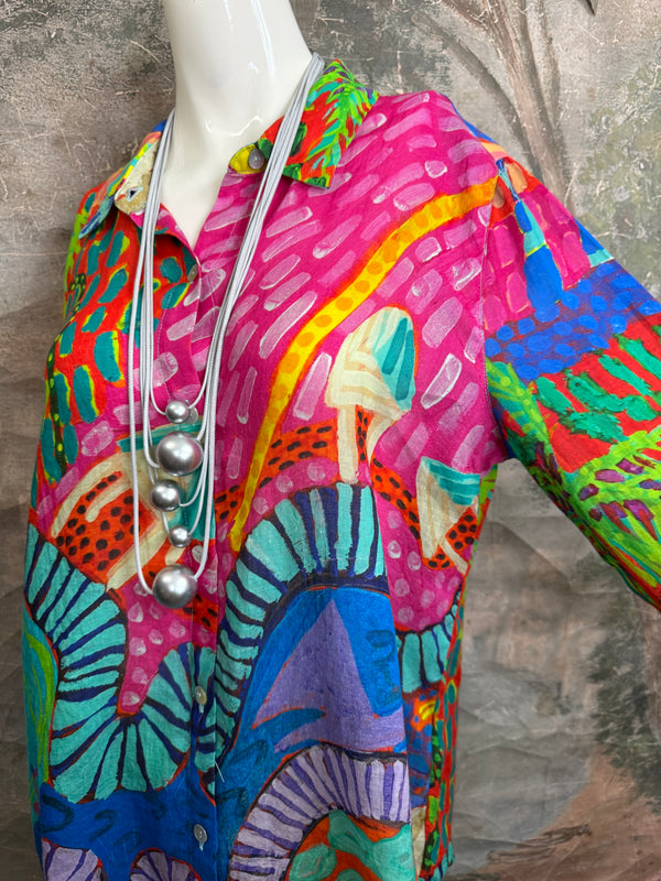 CP-92527 Abstract Blouse
