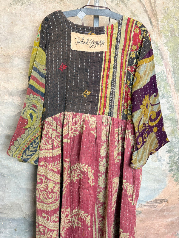 JG-156 Kantha Sunrise Dress-5 MIX