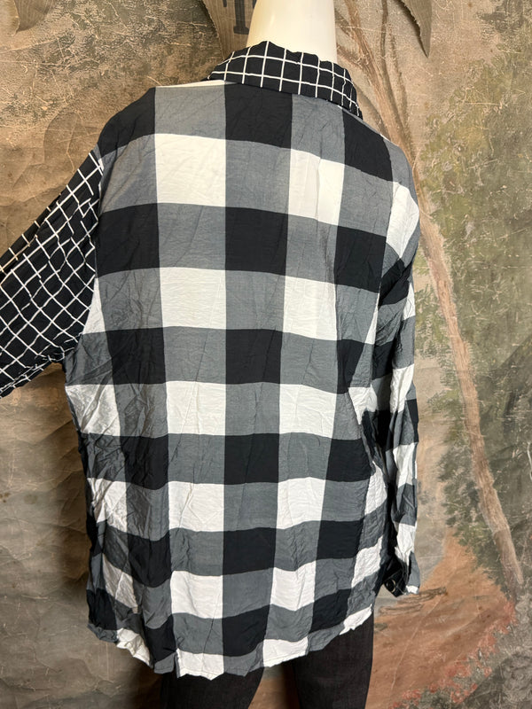 2550 Crushed Plaid Mix Shirt