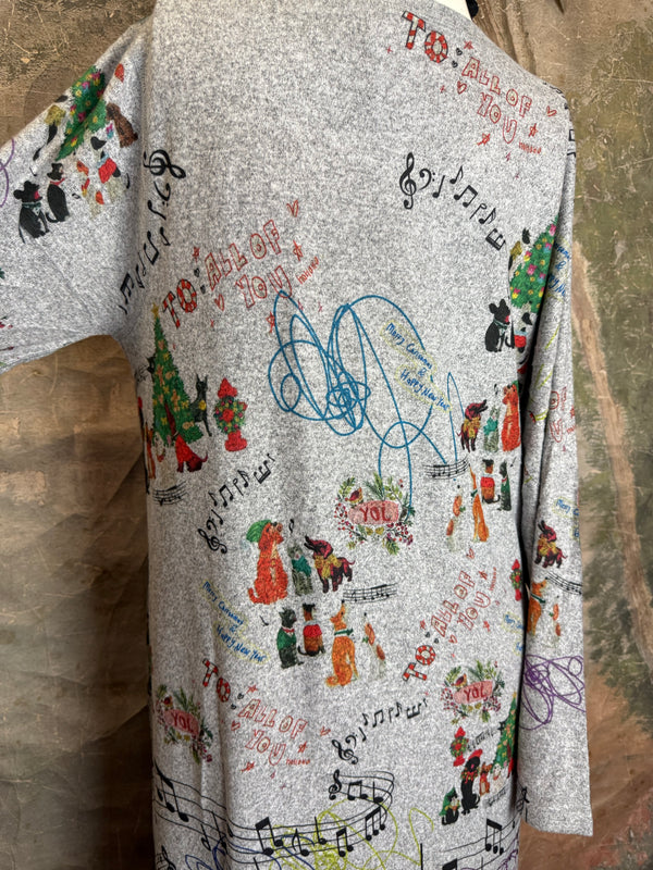 D387 Woofmas Carol A-line Dress