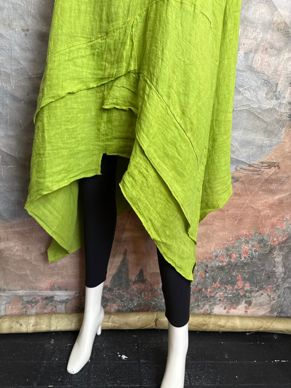 751 Artistry Layered Tank Dress-Kiwi