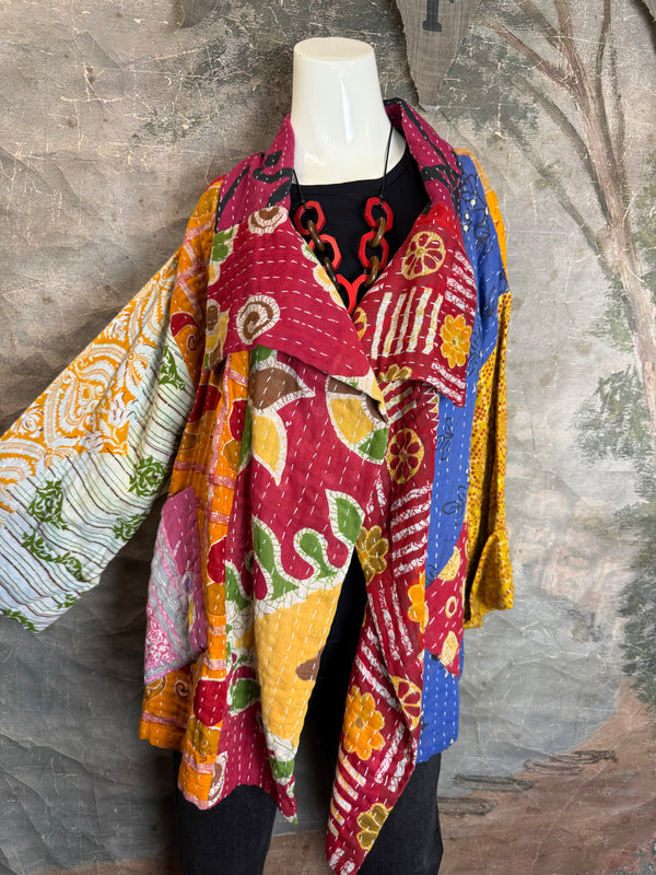 SS6148 Funky Kantha Jacket-Marley C