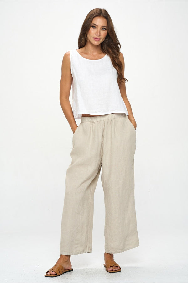 MP-LP30 Basic Flood Pant-White