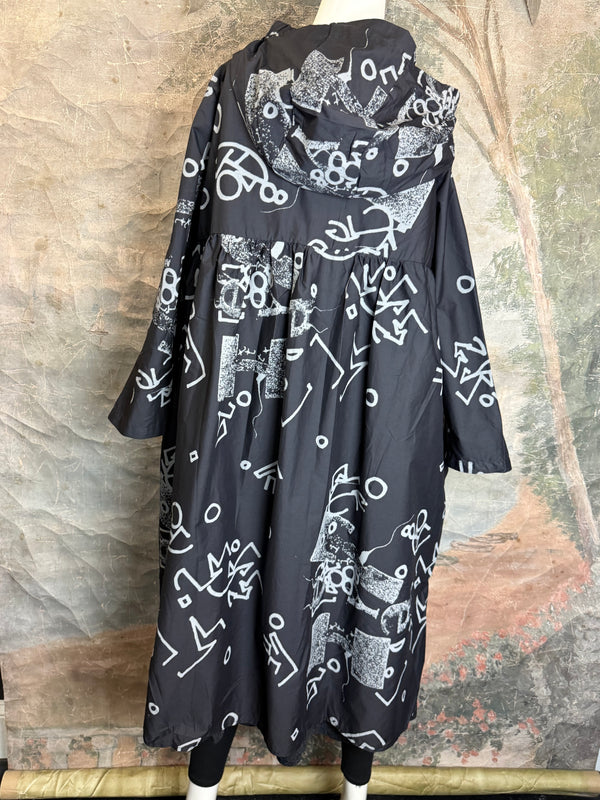 1029 City Scribble Jacket-Gray