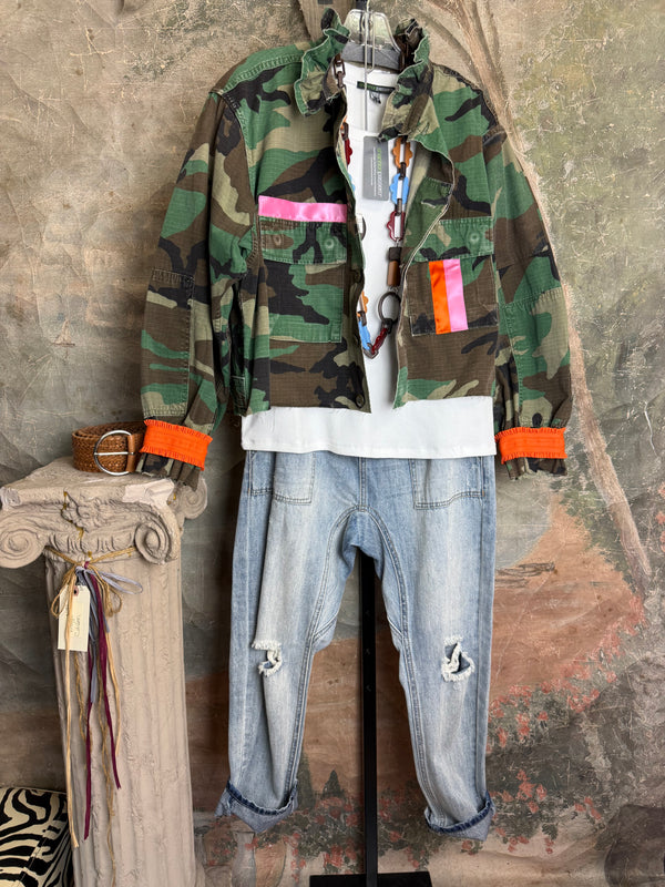 CT Remix Camo Spunk Ruffled Jkt