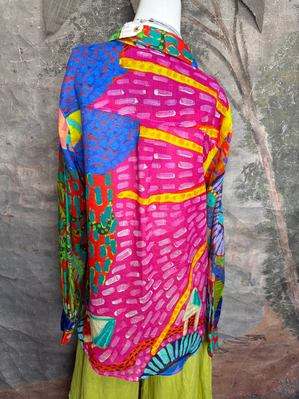 CP-92527 Abstract Blouse