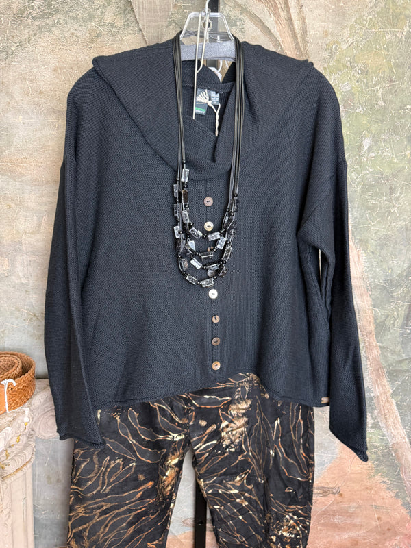 5586 Hailey Knit Pullover-Black