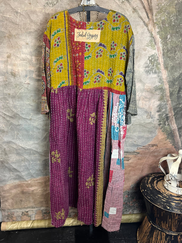 JG-156 Kantha Sunrise Dress-Mix 3