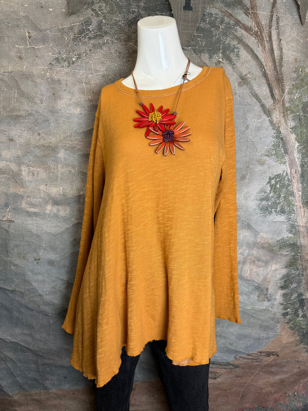 1050-88 Cotton Knit Angel Tee-Aspen