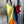 Load image into Gallery viewer, Soruka Agatha navy blue recycled leather crossbody bag with burgundy handle and orange lining, Barcelona handcrafted - 26
