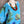 Load image into Gallery viewer, 91225 Flower Garden Linen Top-Turq
