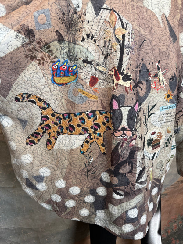 T812NB Drop Shoulder Top-Lunch Time