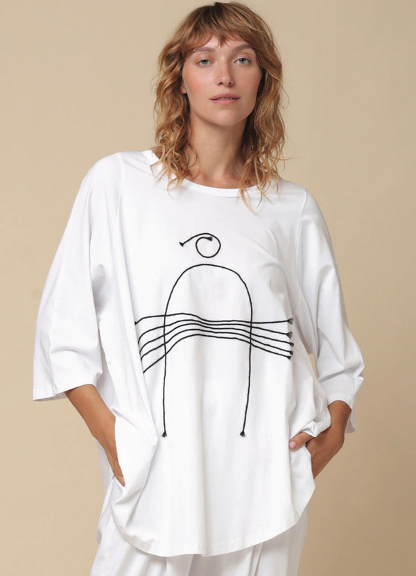 B474D TULA Shirt-White