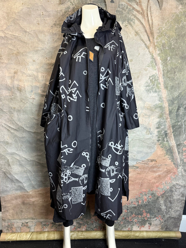 1029 City Scribble Jacket-Gray