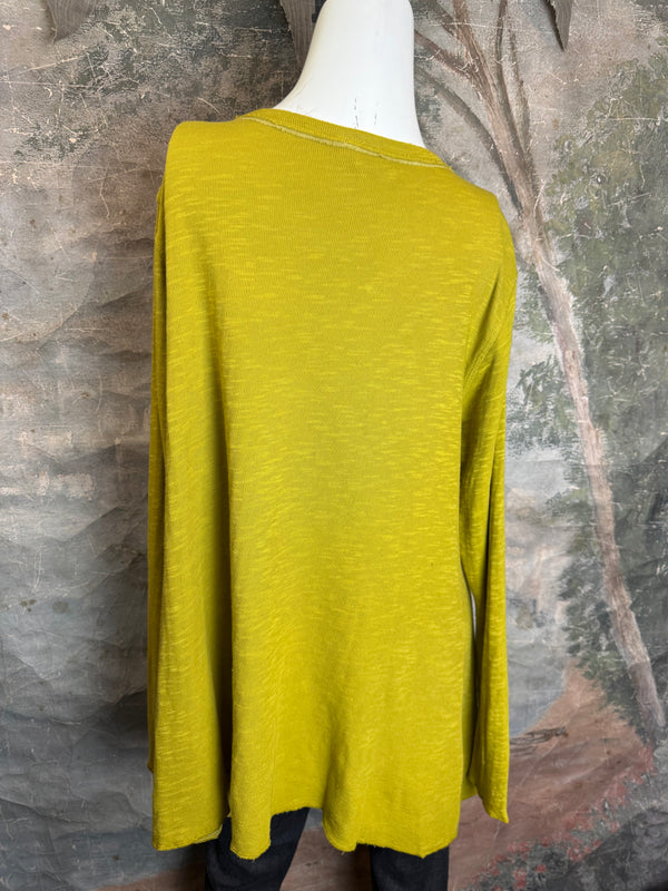 1050-88 Cotton Knit Angel Tee-KIWI