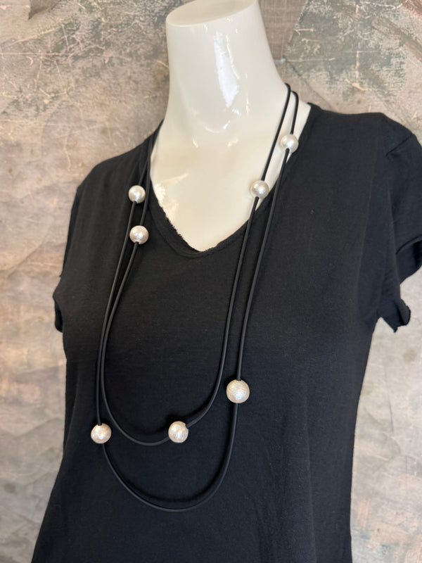 258 Lariat Beaded Necklace