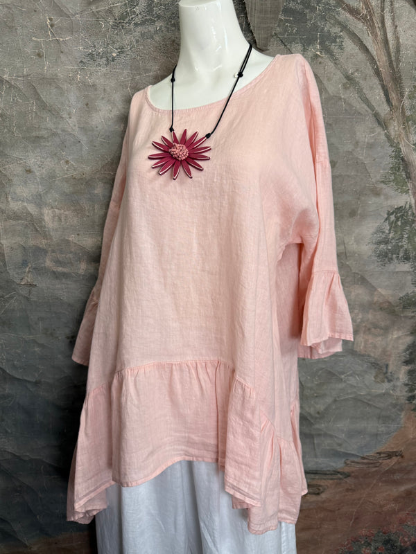 MP-HLT651 Baby Doll Top-Quartz Pink