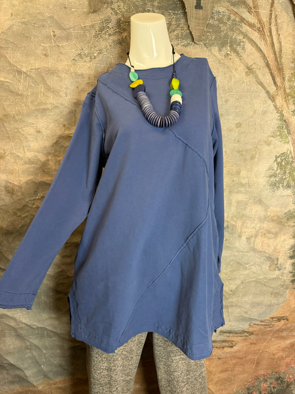 A2996202 L/Slv FE Top-Dark Blue