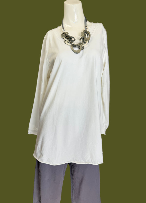 A3002150 Long Slv Tunic Tee-Laundered