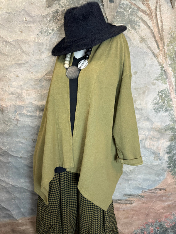 833-3184 Flare Cardi Coat