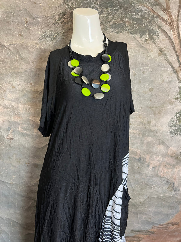 25072 Euro Crush Mixed Dress