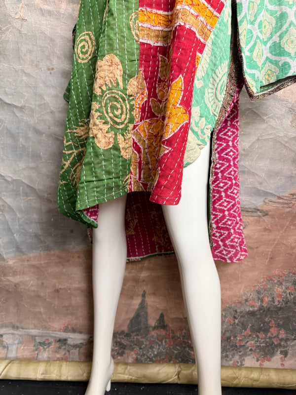 1013w Long Kurta Shirt Dress-Abby