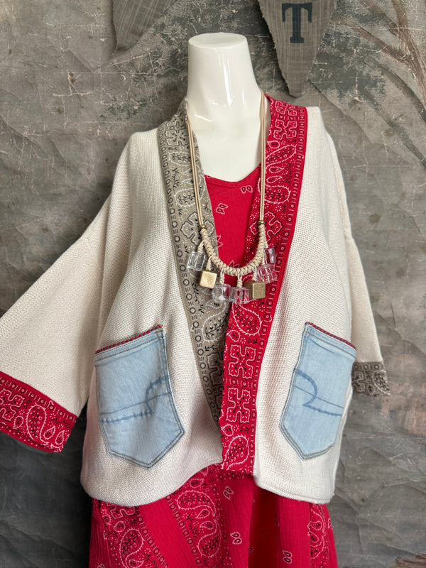 5771 Bandana Cardigan