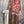 Load image into Gallery viewer, DYM287 Bohemian floral block print poet maxi dress in rust red and brown with chain necklace accent - 6
