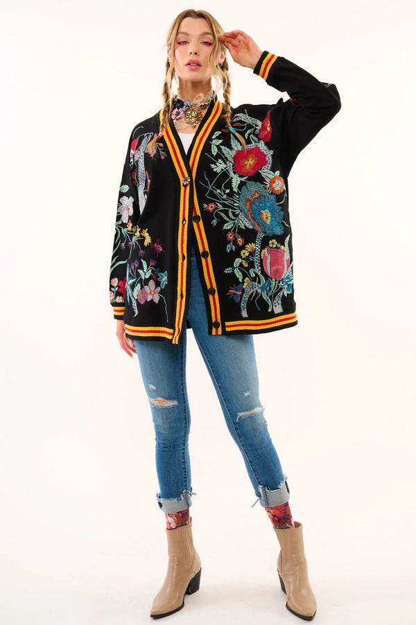 Hermione French Terry Cardigan