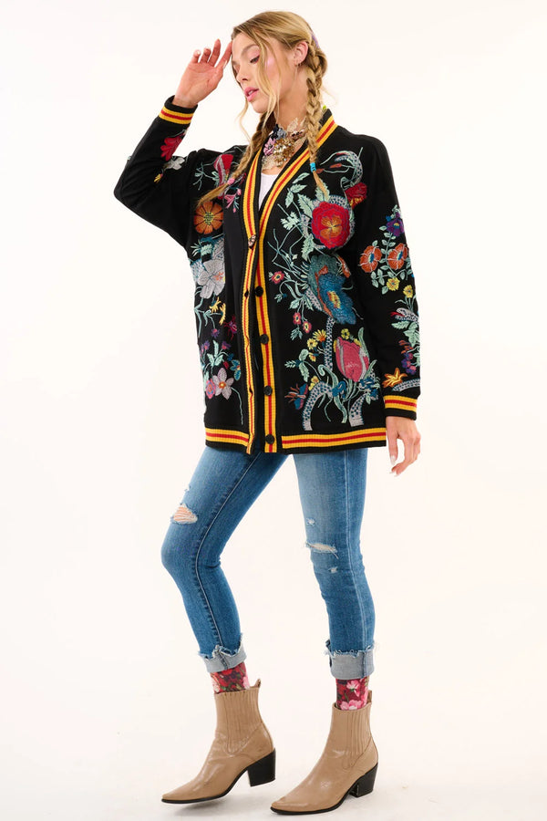 Hermione French Terry Cardigan