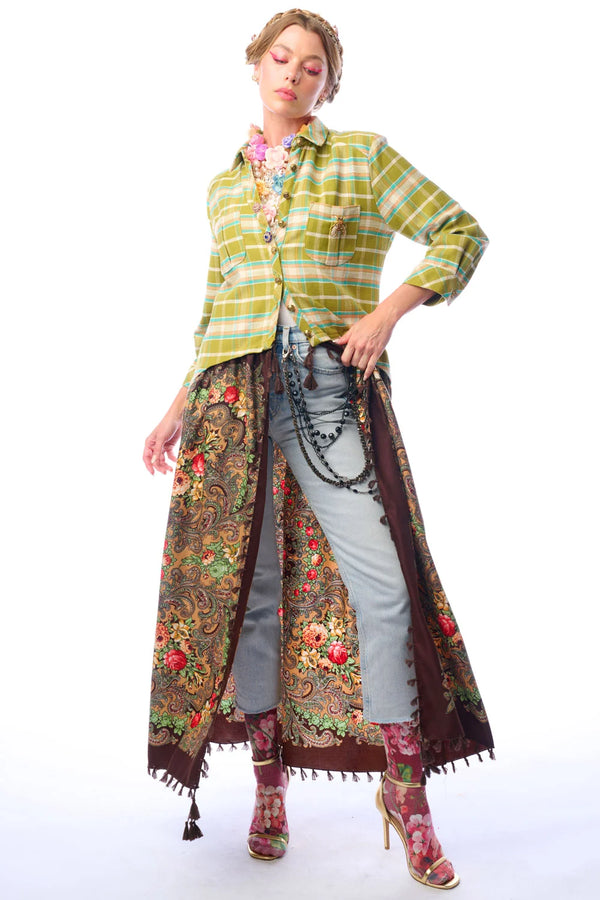 Beautrice Maxi Shirt Dress