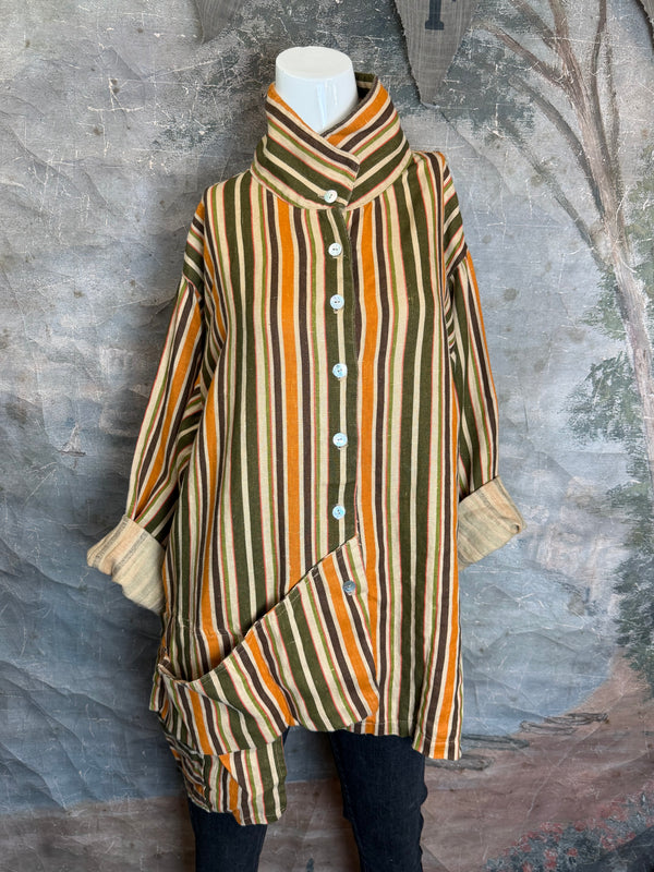 5510 Architecture Top-Autumn Stripe