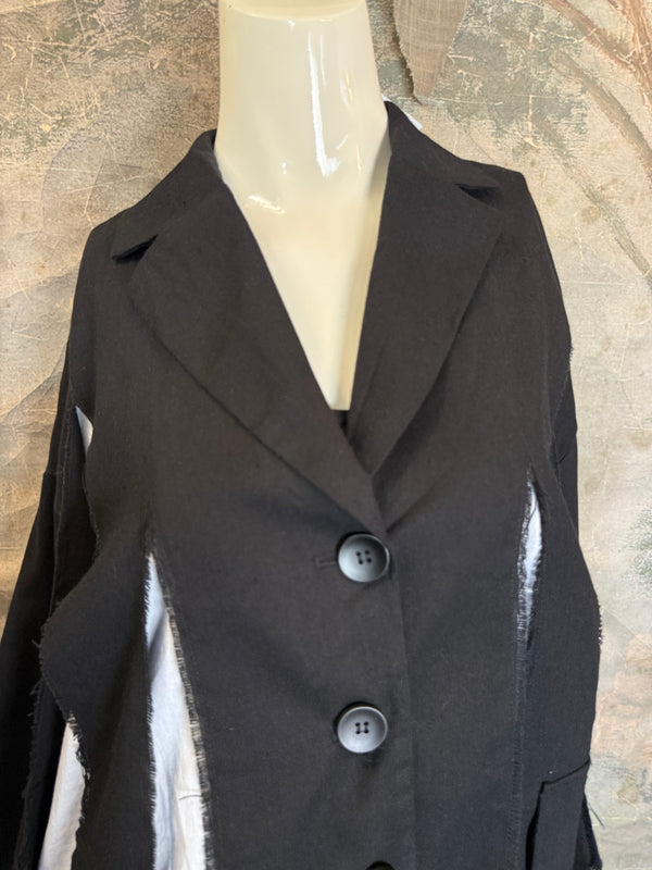 68581 Jacket Blazer W/Trim