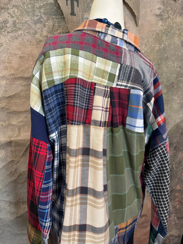 5620 Flannel PW BF Shirt- PW D