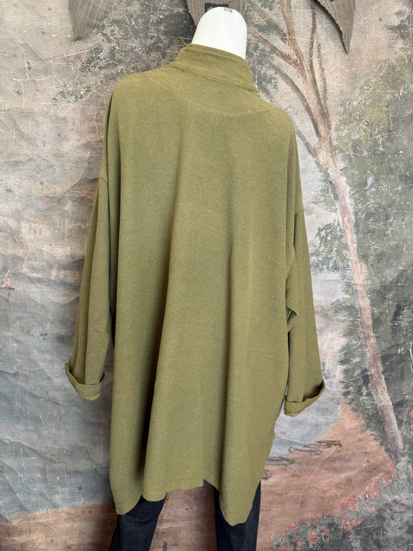 833-3184 Flare Cardi Coat