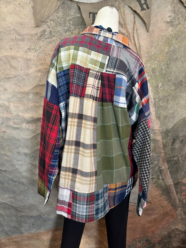 5620 Flannel PW BF Shirt- PW D