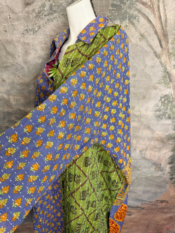 1013w Long Kurta Shirt Dress-Marley