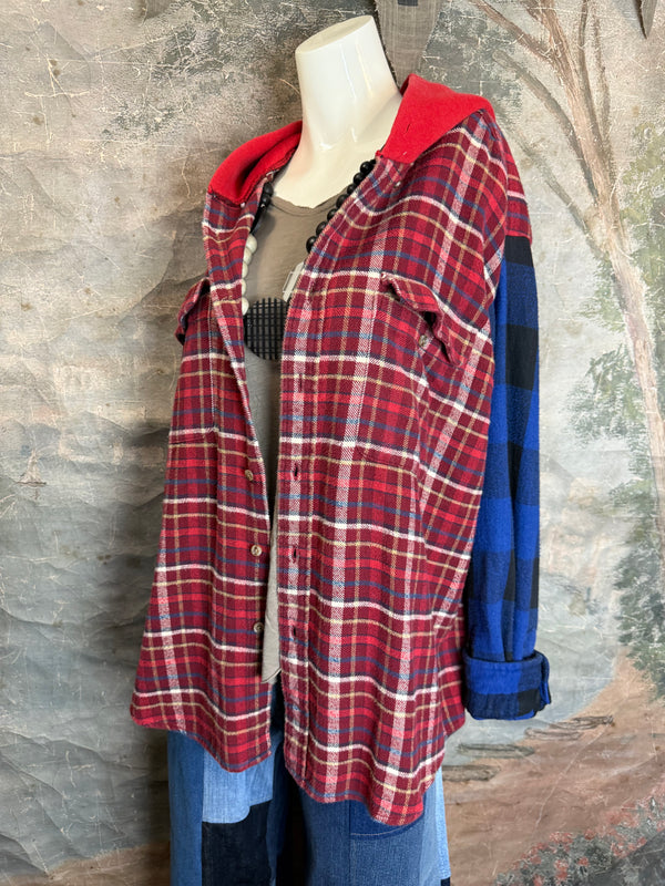 0003G PW Mix-Match Flannel Jacket-#6