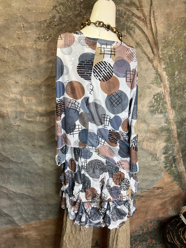25071 Mesh Print Toppper