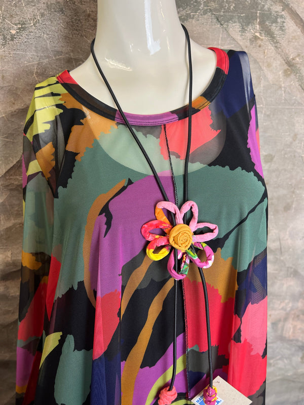 N444 Daisy Bolo Necklace