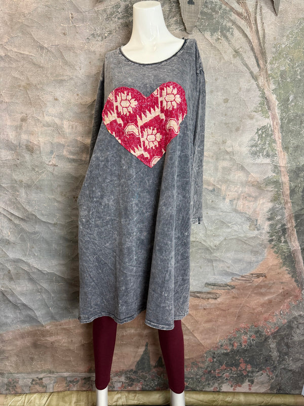Romance Story T-Shirt Dress-#1
