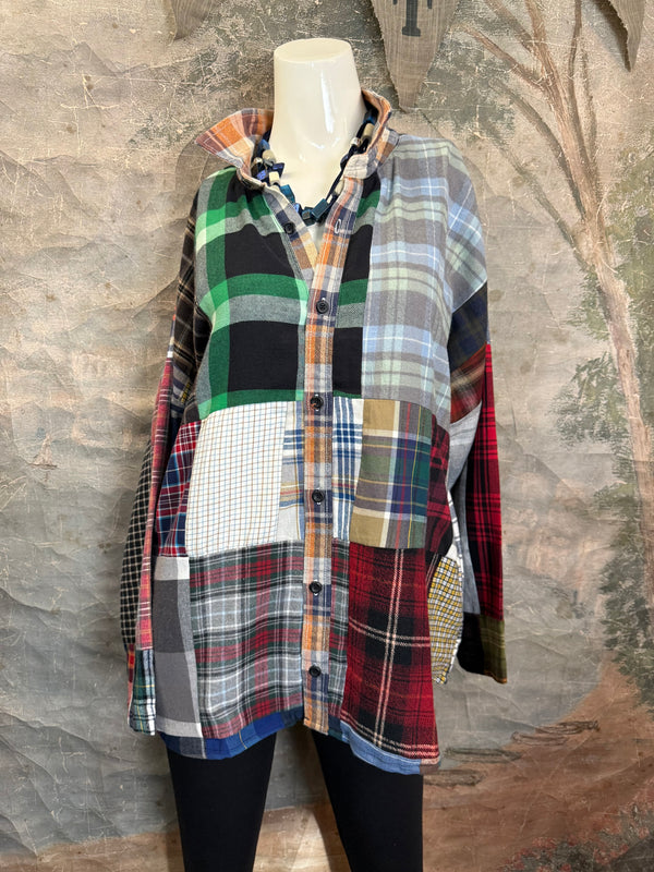 5620 Flannel PW BF Shirt- PW D