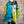 Load image into Gallery viewer, 7042C Block Dyed Possibly Tunic-Turq Mix
