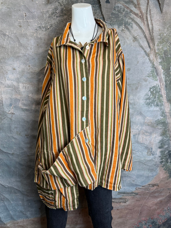 5510 Architecture Top-Autumn Stripe